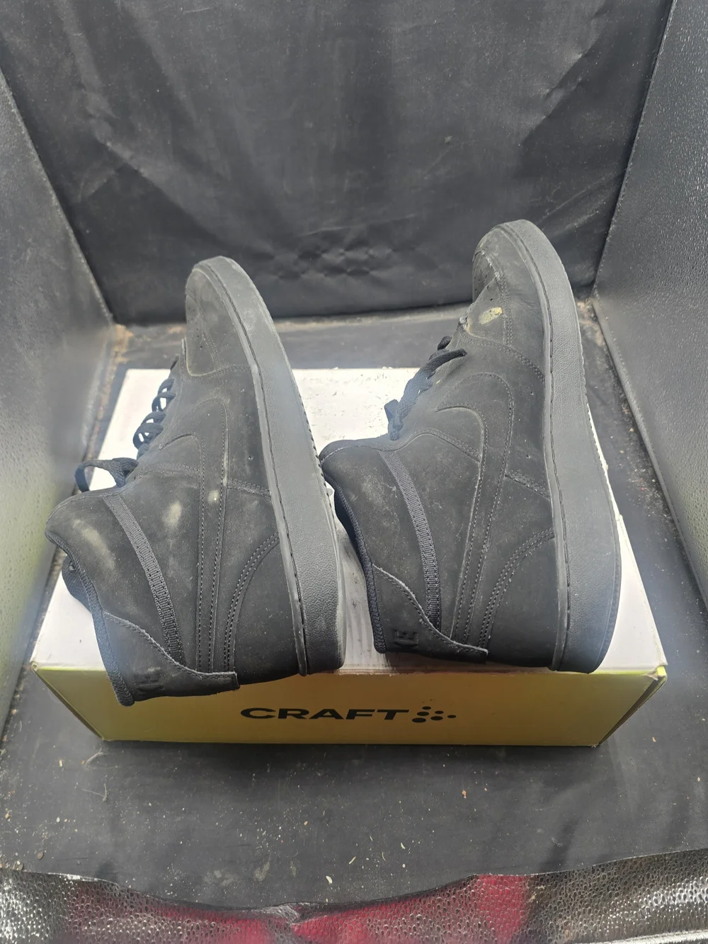 SKU A0415M Nike Men's Black High-Top Sneakers